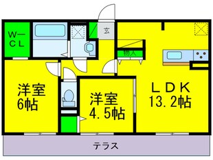 エス・ケイセジュールの物件間取画像